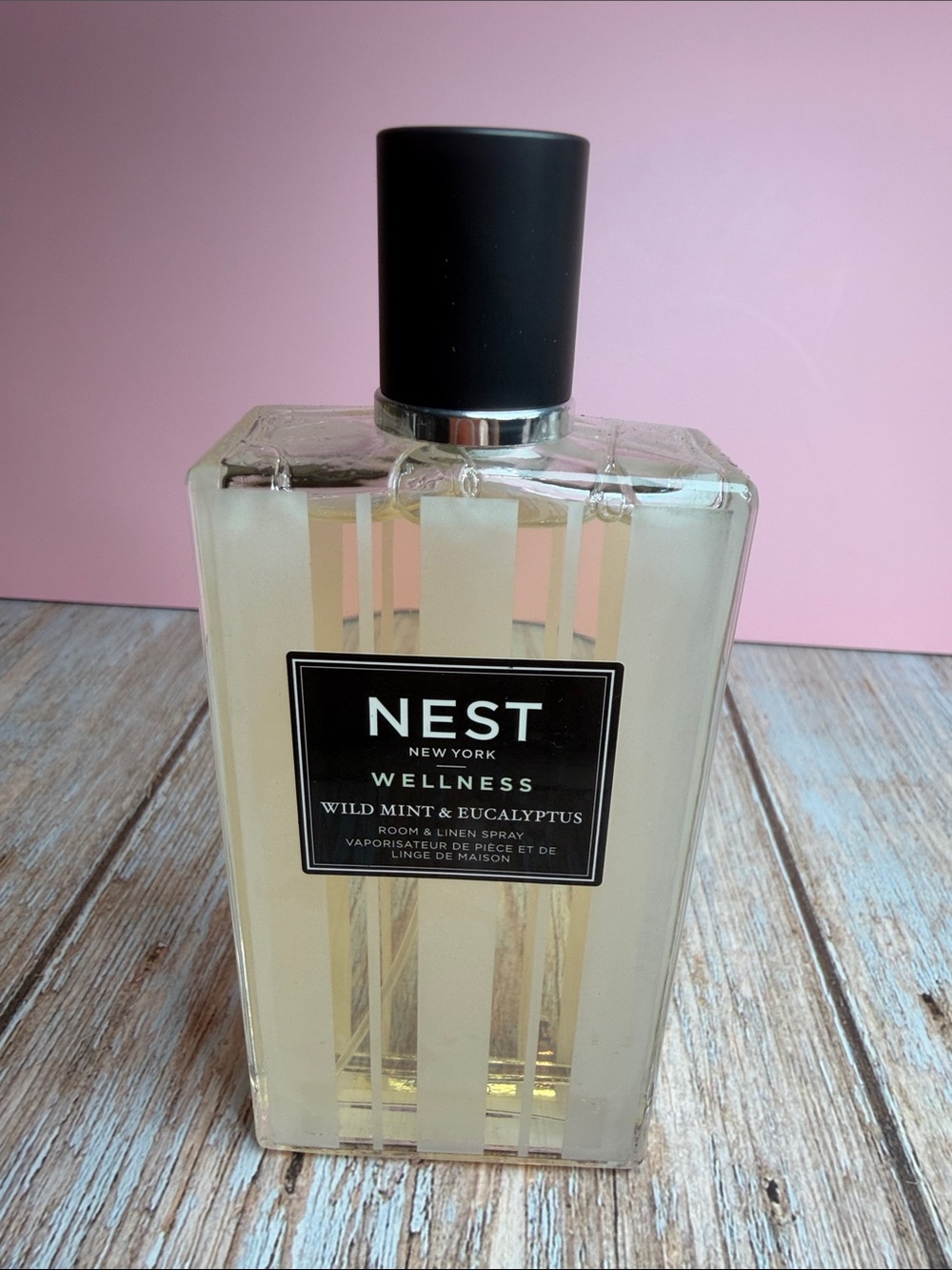 NEST Fragrances Wellness Wild Mint & Eucalyptus Room Spray - Black & Clear